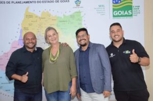 Deputada Zeli Fritsche e autoridades municipais fortalecem o esporte em Valparaíso de Goiás