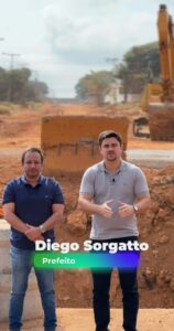 Avenida 5: Prefeito Diego Sorgatto destaca obra bem executada e solução definitiva