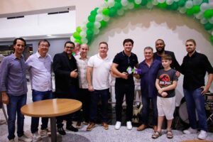 Prefeito Diego Sorgatto celebra inauguração da praça de alimentação do Corumbá Shopping