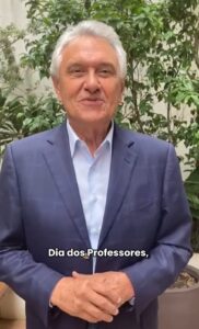 Governador Ronaldo Caiado celebra o Dia dos Professores e destaca transformação na educação em Goiás