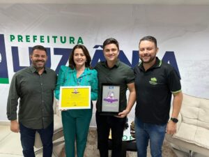 Prefeito Diego Sorgatto e sua equipe recebem reconhecimento pelo apoio ao Programa de Estágios em Luziânia