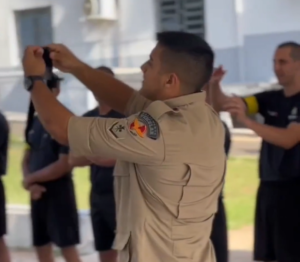 Bombeiros Militares realizam treinamento em atendimento pré-hospitalar para futuros policiais da PMGO