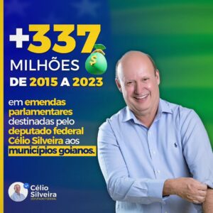 Deputado Célio Silveira prioriza recursos de mais de R$337 milhões para municípios