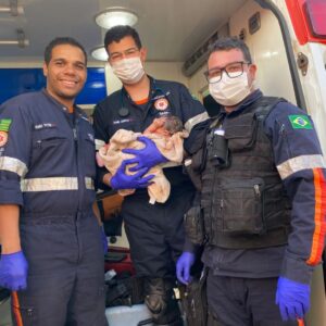 SAMU de Valparaíso de Goiás realiza parto domiciliar com sucesso e garante saúde de mãe e filha