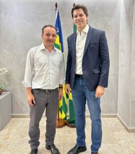 Pábio Mossoró discute agenda política e administrativa com vice-governador de Goiás