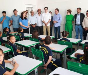 Vice-Governador Daniel Vilela participa de inauguração da Escola Municipal Dona Jaqueline Sabina Vaz, em Cristalina