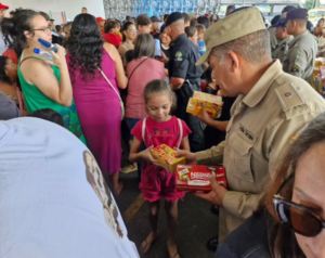 Brasil Center Shopping e forças de segurança pública de Goiás realizam 7ª edição da Páscoa Solidária em Valparaíso de Goiás