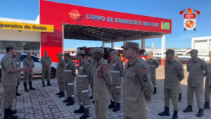 Comissão de Inspeção Técnica do 4º CRBM realiza avaliação na 26ª Companhia Bombeiro Militar de Valparaíso de Goiás