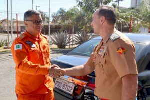 Comando do Corpo de Bombeiros do DF visita Goiás para intercâmbio de conhecimento