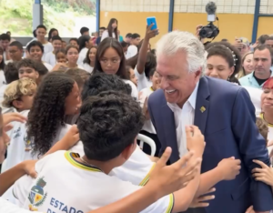 Governador Ronaldo Caiado inaugura CEPI Sebastião Lemes Viana em Aparecida de Goiânia após 10 anos de espera