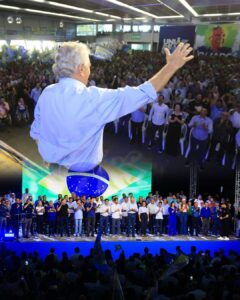 Governador Ronaldo Caiado destaca sucessos de Goiás no Primeiro Encontro Nacional do União Brasil