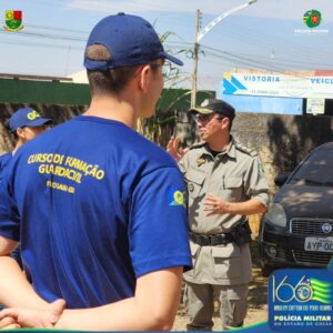 Tenente-Coronel Arantes realiza visita técnica ao curso de formação da Guarda Civil Municipal de Novo Gama