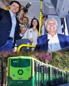 Goiânia recebe 60 novos ônibus com padrão europeu em ação do Governo, incluindo veículos elétricos