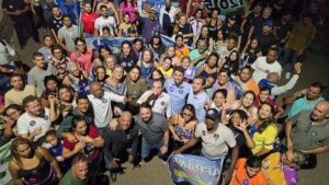 Prefeito Pábio Mossoró celebra união e apoio popular na campanha de Marcus Vinicius e Waguinho na Etapa E