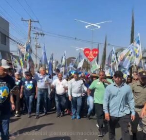 Eleitores se unem a Antônio Lima e Caiado em caminhada pela transformação de Cidade Ocidental