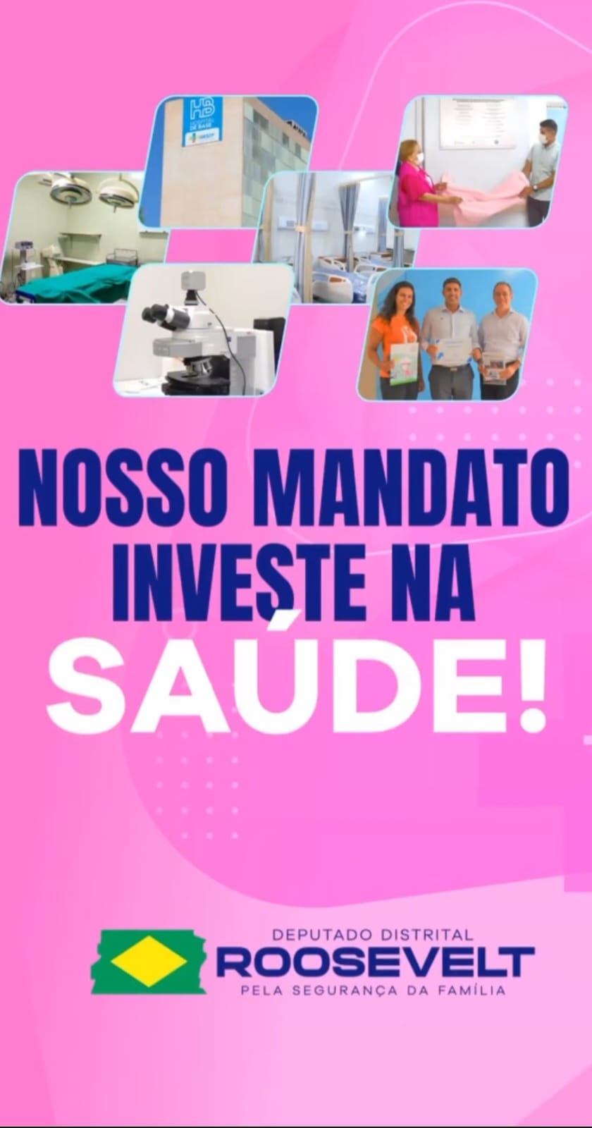 Outubro Rosa: Deputado Roosevelt investe em cuidados contra o câncer