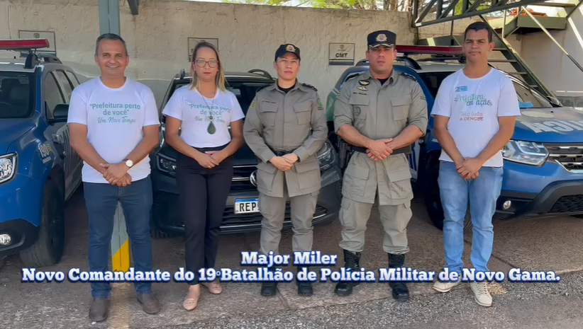 Major Miller convoca lideranças comunitárias para reunião no 19º Batalhão, em Novo Gama