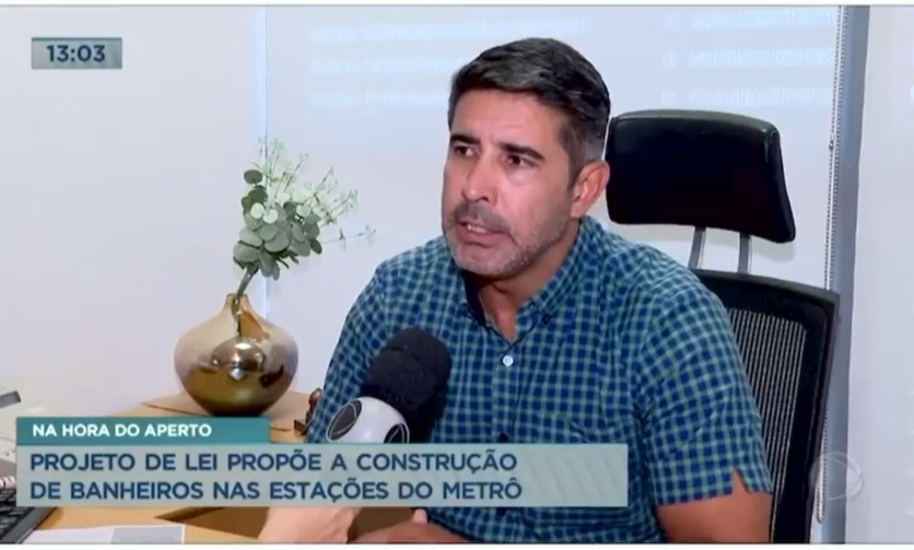 Deputado Roosevelt atende às demandas da população: Projeto de Lei busca instalação de banheiros no Metrô-DF