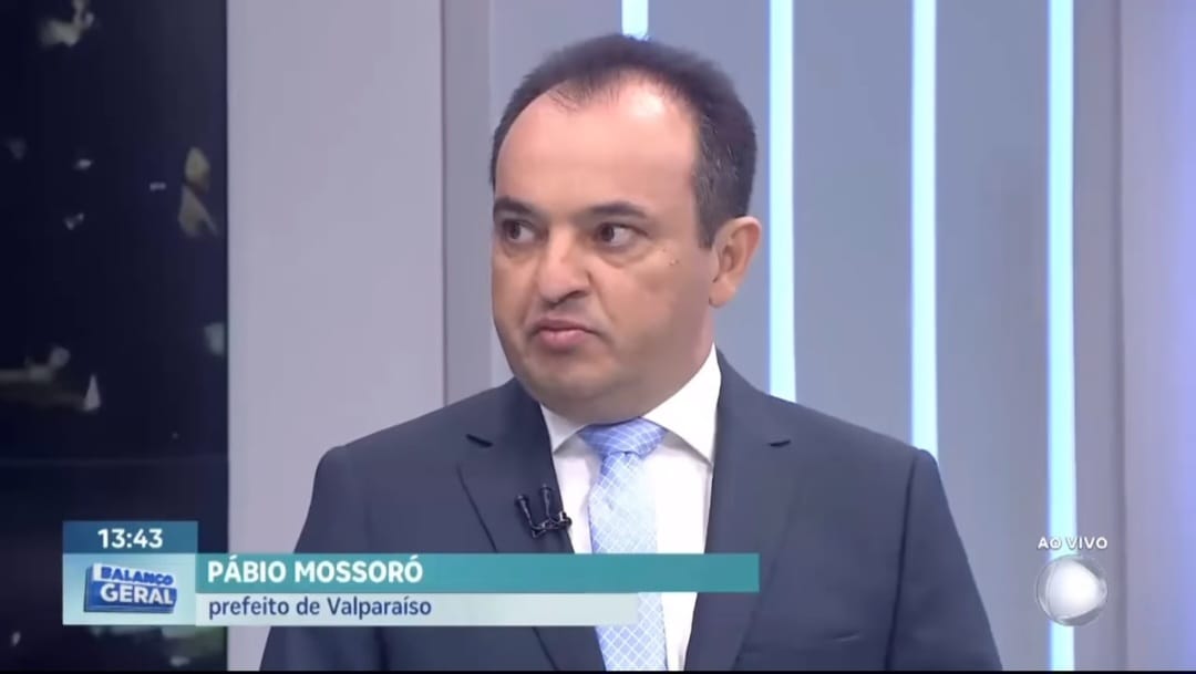 Prefeito Pábio Mossoró concede entrevista exclusiva ao Programa Balanço Geral da Record Brasília