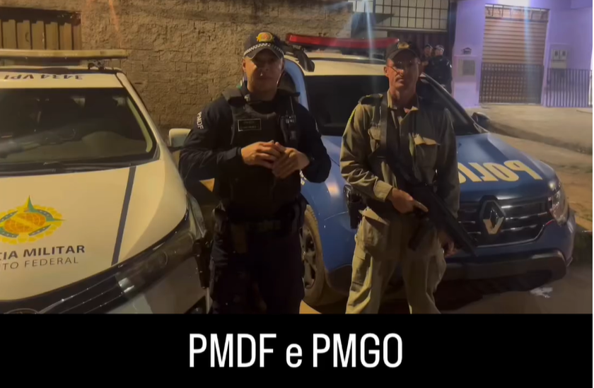 Colaboração entre PMDF e PMGO leva a prisão em flagrante de tia por maus tratos à crianças; Tio segue foragido