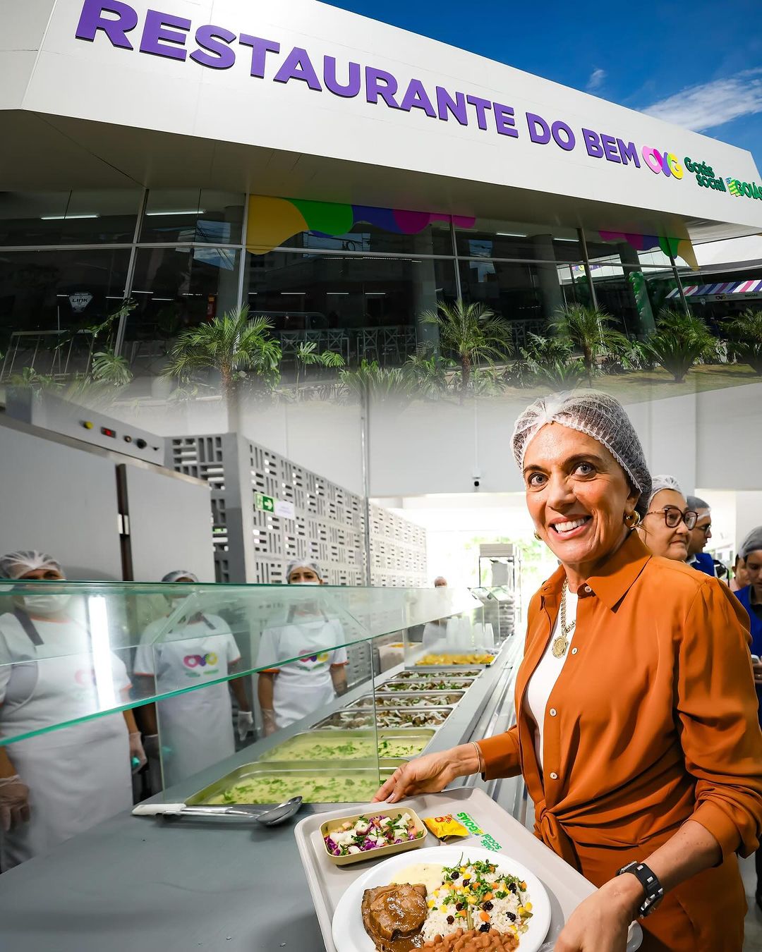 Gracinha Caiado celebra ampliação do Restaurante do Bem com novo endereço no Centro