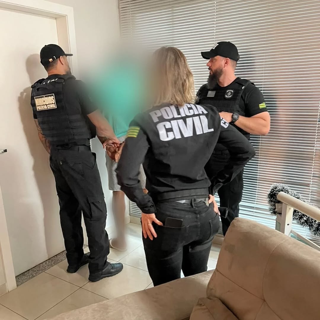 Operação Peneira: Polícia Civil prende suspeitos de roubo e ameaça a adolescente em Aparecida de Goiânia